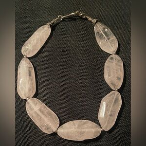 Elegant Clear Quartz Necklace